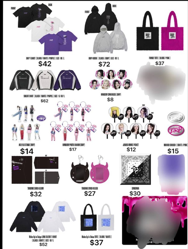 **babymonster drip japan merch preorder**