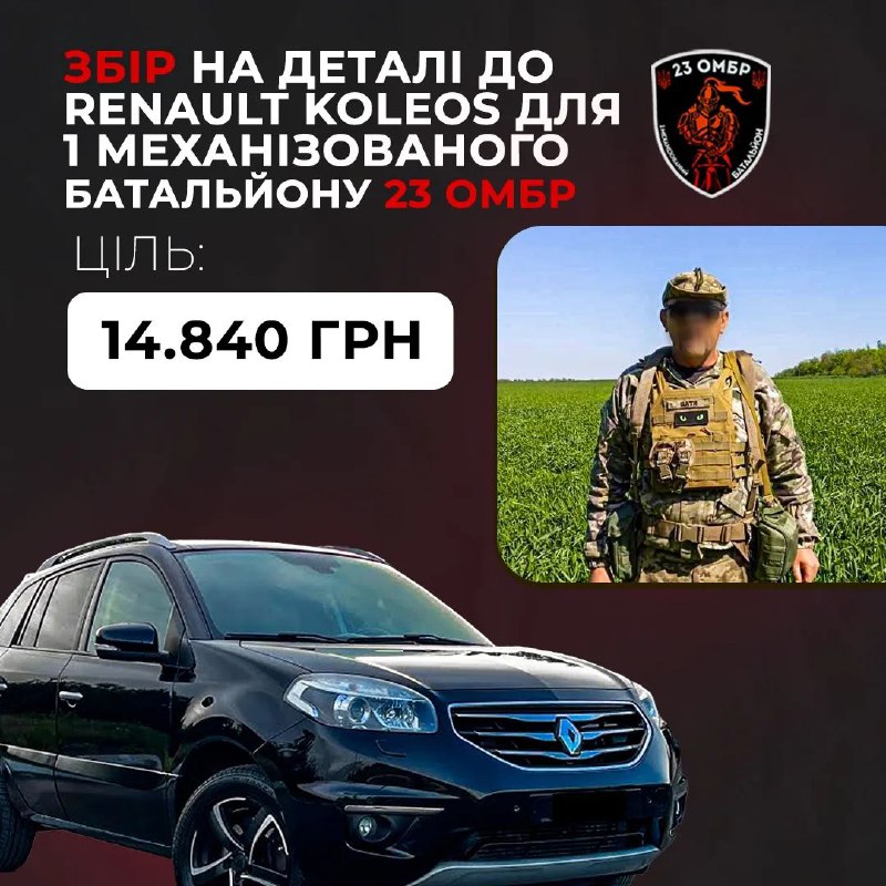 Збір на деталі до Renauld Koleos …