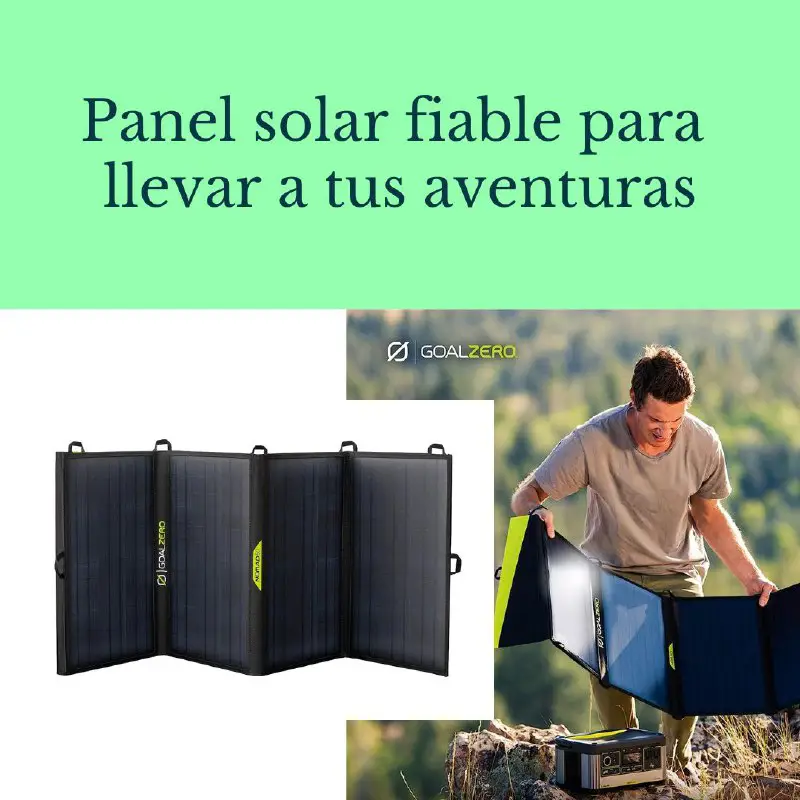 GOAL ZERO NOMAD. Panel solar compacto …