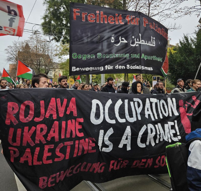 **Zürich: Demo in Solidarität mit Palästina** …