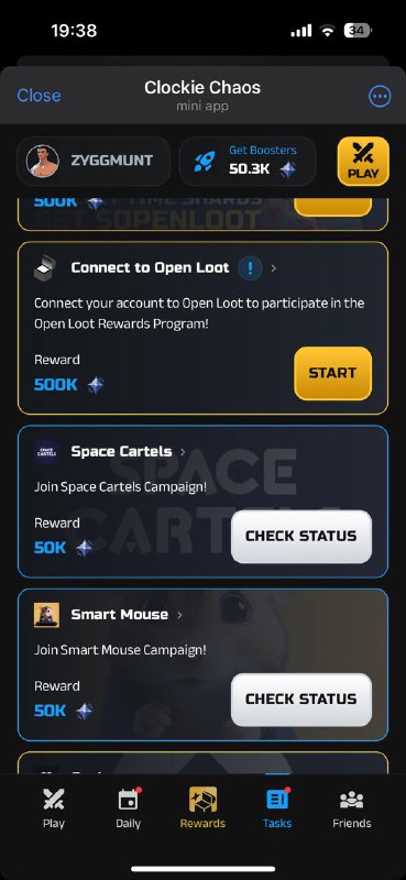 Space Cartels task has been added …