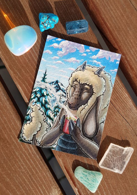 My part of an ACEO trade …