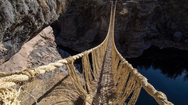 **The last Inca bridge master**