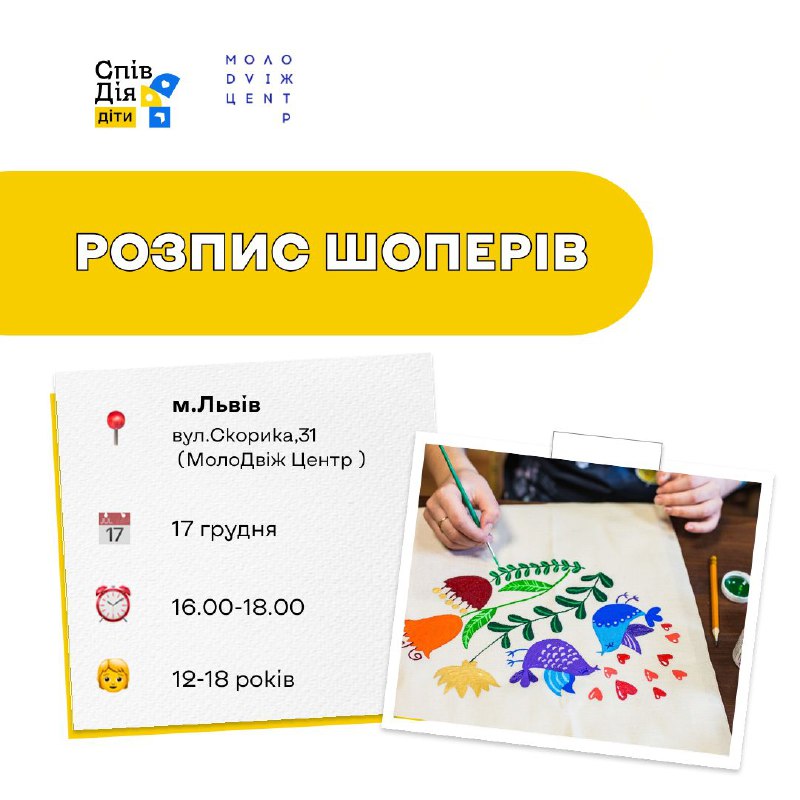 ***🎨*** **Майстер-клас із розпису шоперів**