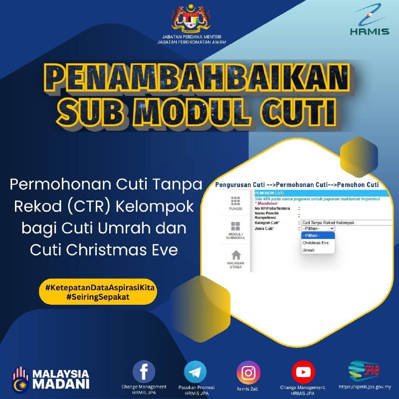 ***📝*** ***MAKLUMAN PENAMBAHBAIKAN DI SUB MODUL …