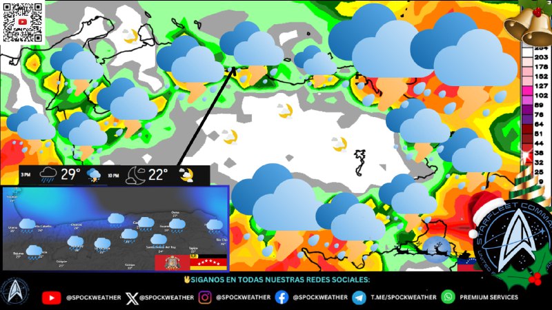 [#Forecast](?q=%23Forecast) | Precipitaciones acumuladas en Venezuela***🇻🇪*** …