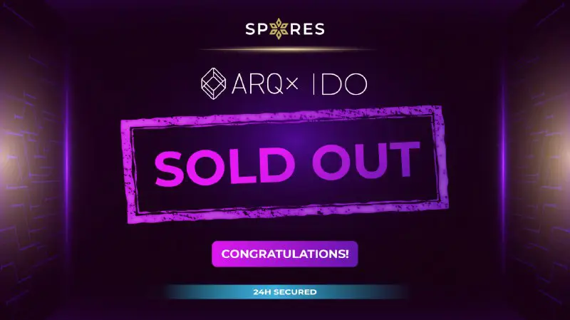 ***🎆*** **ARQX IDO SOLD OUT ON …