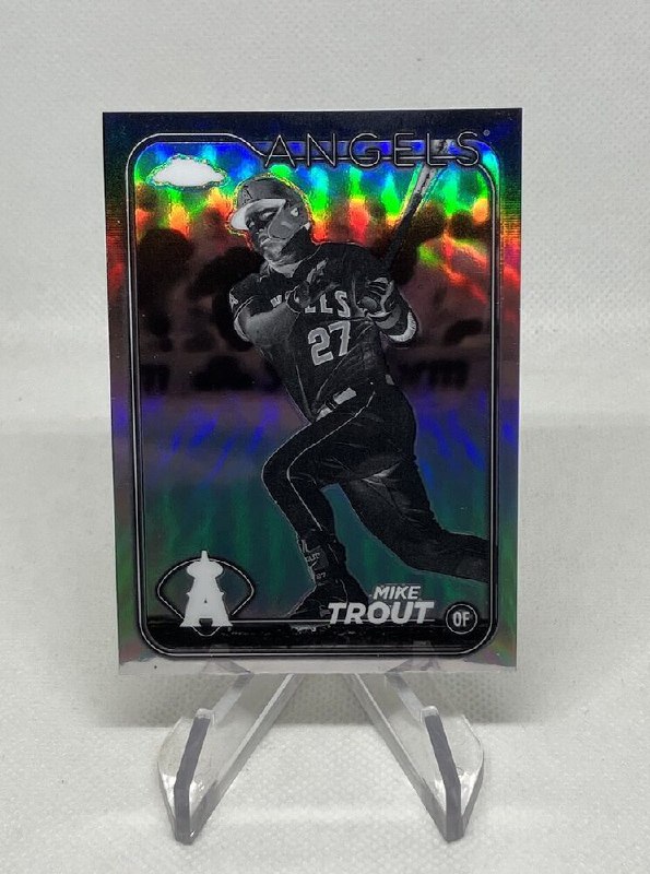 2024 Topps Chrome Mike Trout Negative …