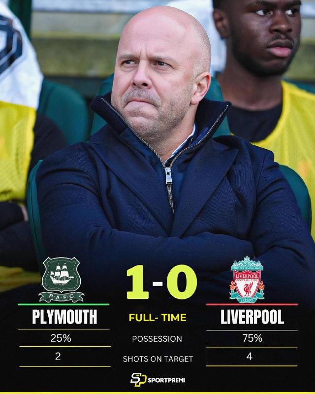 **FT: Plymouth 1-0 Liverpool** ***🟢******⚪***