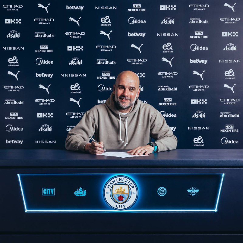 [Manchester City](https://t.me/Manchester_City) have confirmed Pep Guardiola …