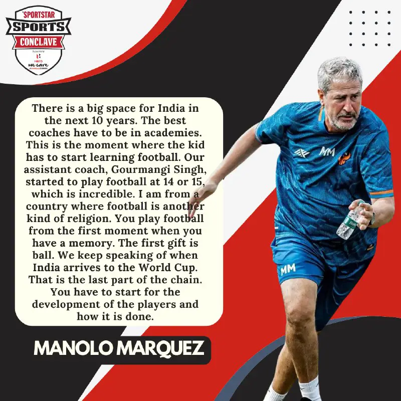 Manolo Marquez, head coach of [#ISL](?q=%23ISL) …