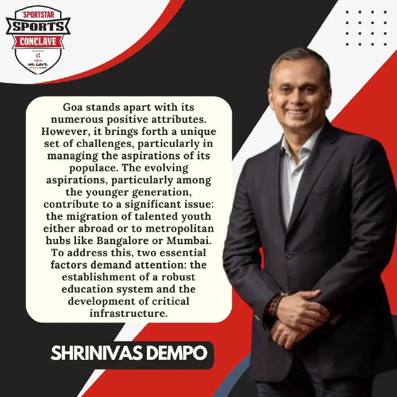 [#SportstarConclave](?q=%23SportstarConclave) | Shrinivas Dempo, chairman of …