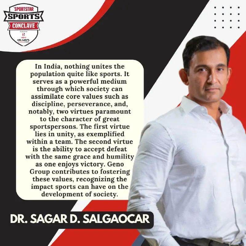 Dr. Sagar D. Salgaocar, Geno's managing …