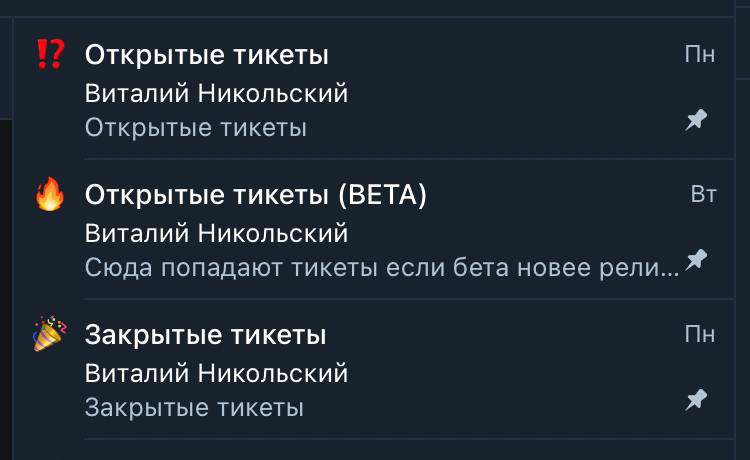 Улучшена работа поддержки пользователей ***🥳***