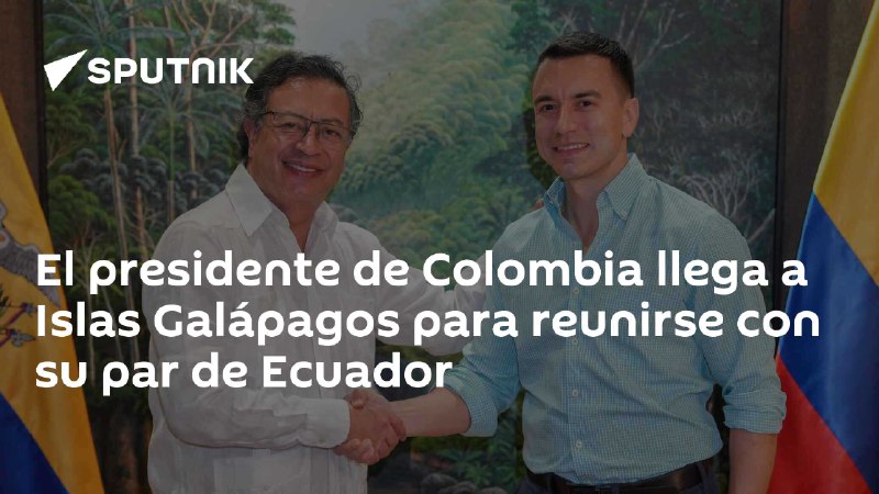 El presidente de Colombia llega a …