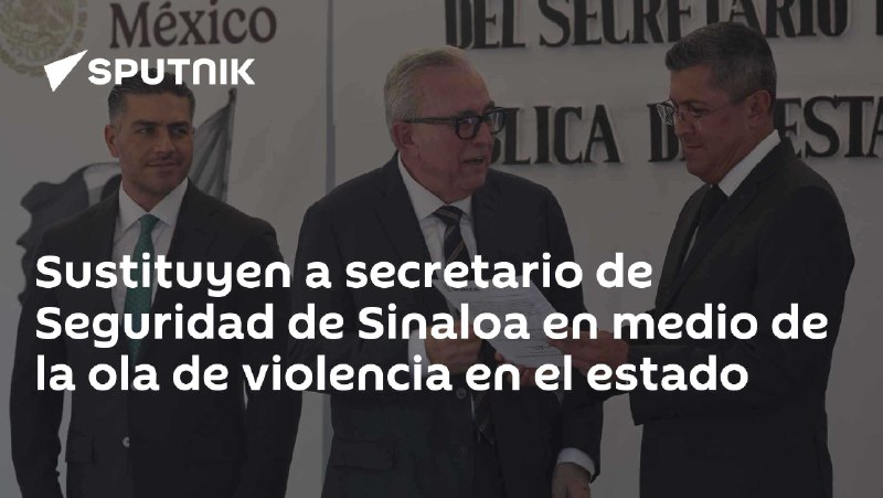 Sustituyen a secretario de Seguridad de …