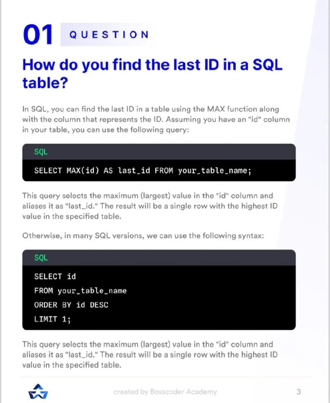 SQL Database Mastery