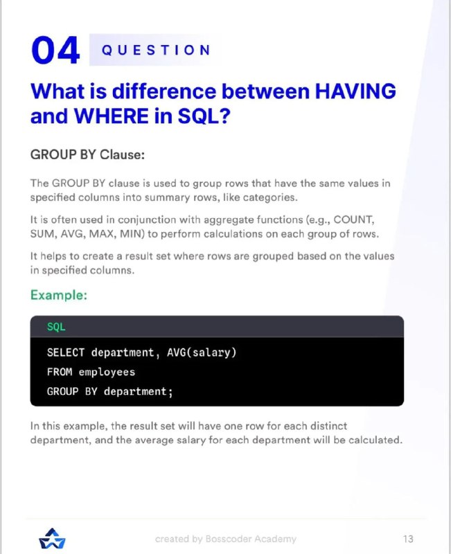 SQL Database Mastery