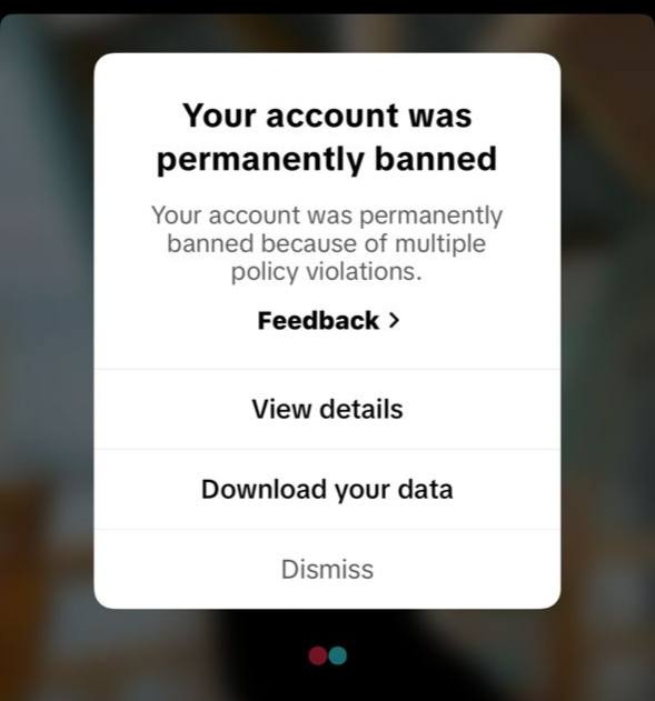 Account tiktok Turret officially kena banned …