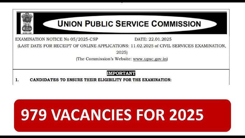 UPSC 2025 Notification Here's What You …