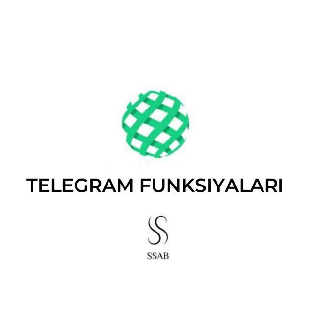 ***🕴️*** TELEGRAM FUNKSIYALARI