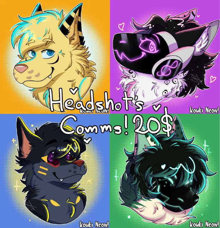 ***💛*** Headshot comissions open! (Any specie/gender!) …