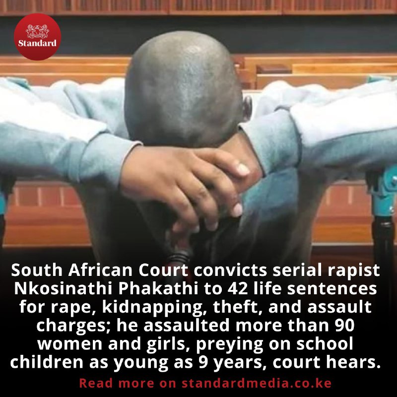 South African Court convicts serial rapist …