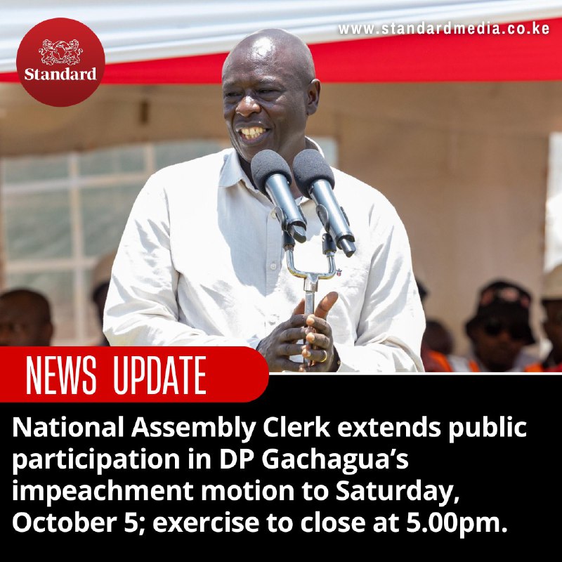 National Assembly Clerk extends public participation …