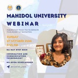 Mahidol University Online Free Webinar 2024