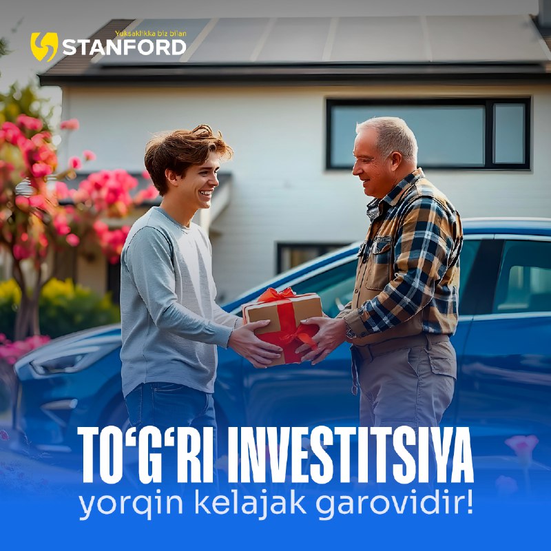 **"Bizni farzandingga investitsiya qilsang bo'lmasmidi?!**