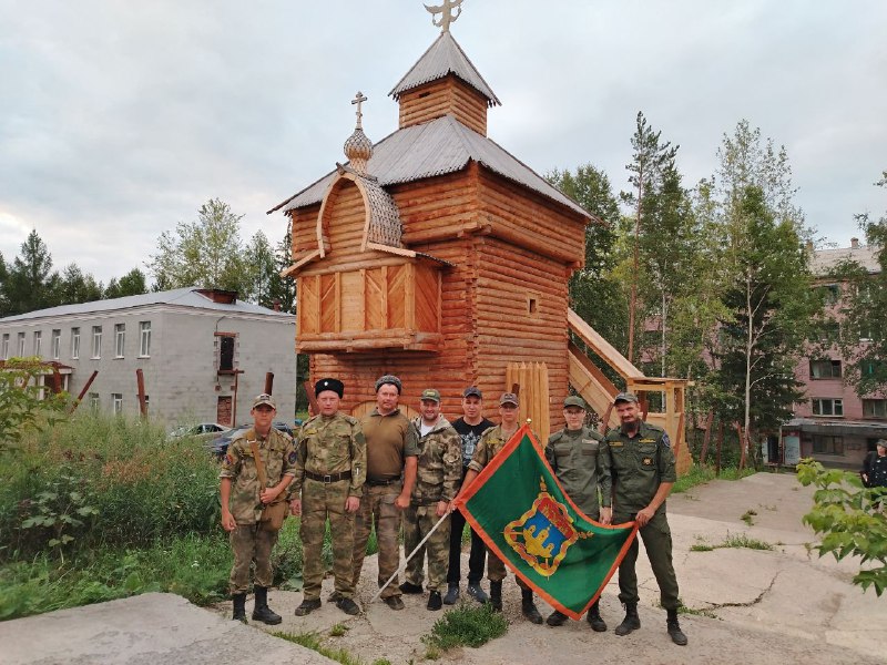 Казаки и воспитанники Иркутского городского казачьего …