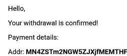 Withdrawal Confirmed ***🚀***