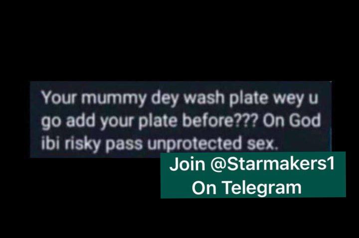 **You fit die easy***😂*****[**@Starmakers1**](https://t.me/Starmakers1)