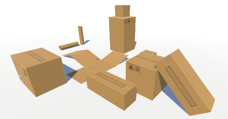 [Simple Stylized Cardboard Boxes](https://prf.hn/click/camref:1100lebp8/destination:https://assetstore.unity.com/packages/package/id/308830)