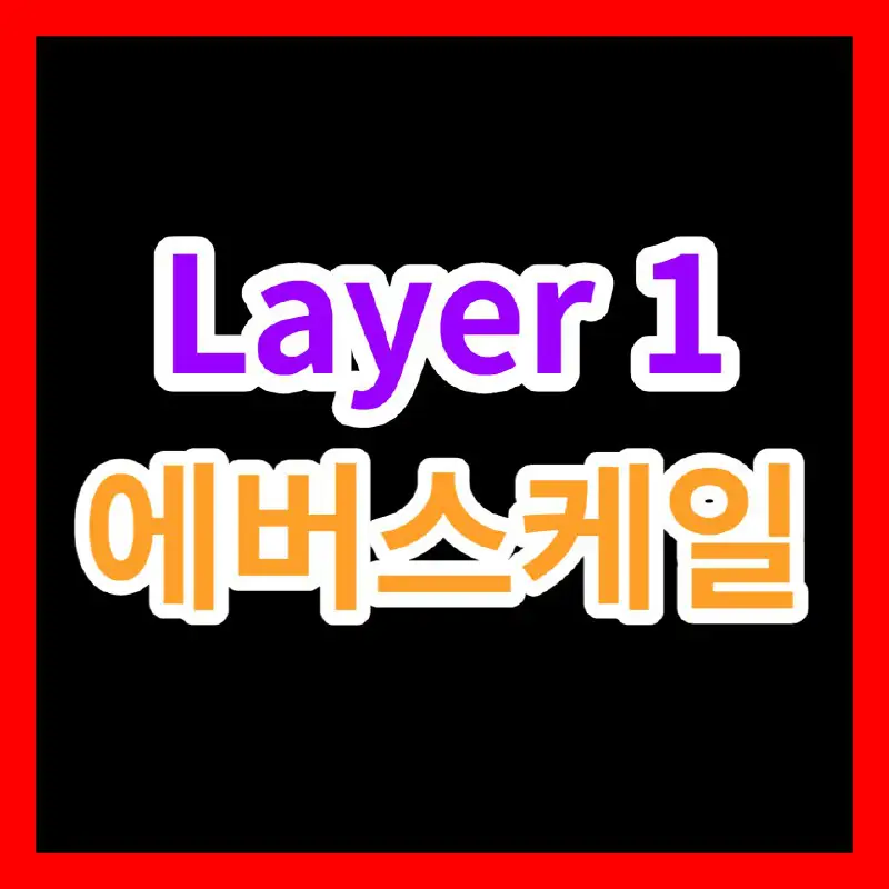 ***✅*** **주목해야할 Layer1 프로젝트 에버스케일