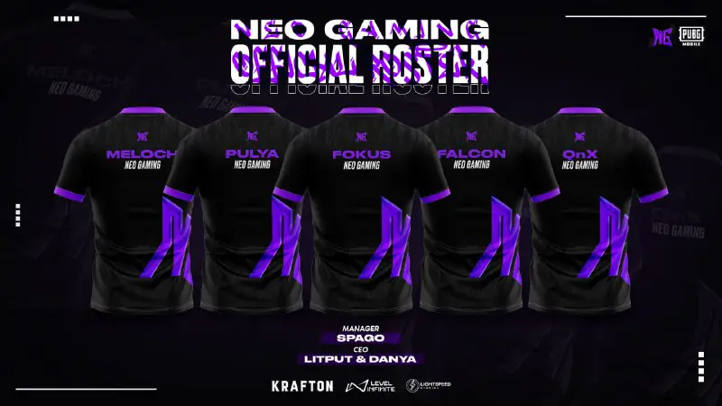 Jersey and Team Roster For NEO …
