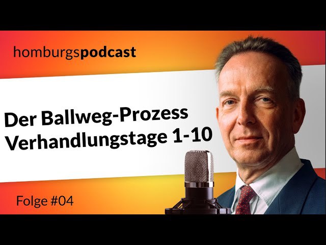 Der Ballweg-Prozess. Verhandlungstage 1-10 — Stefan …