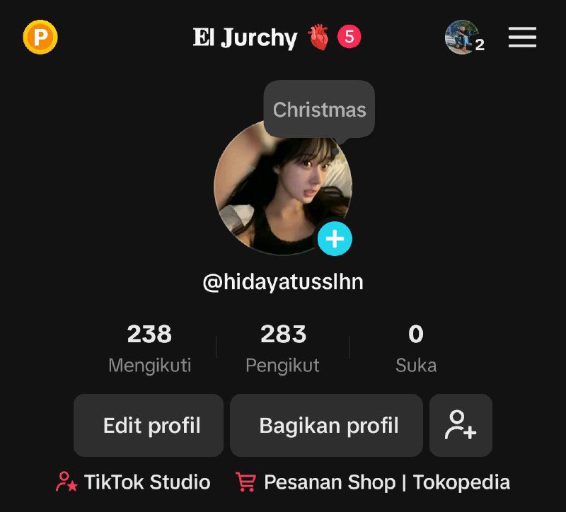 want to sell account tiktok !