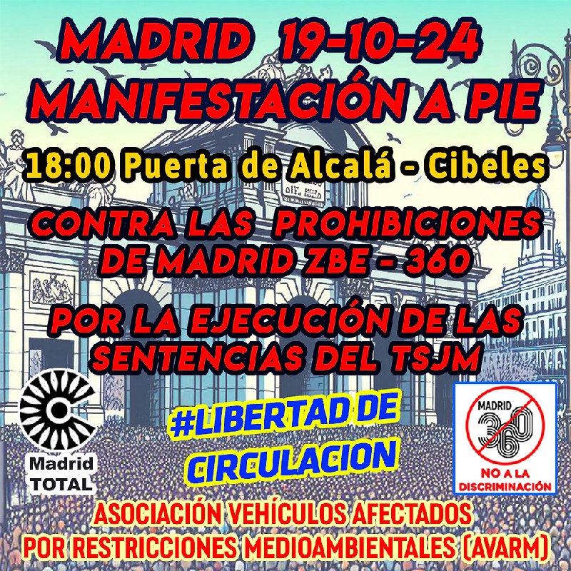 Manifestacion 19-10-24 Madrid