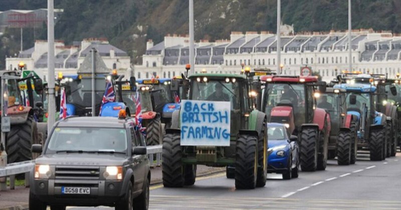 Dover farmers protest: 150 tractors heading …