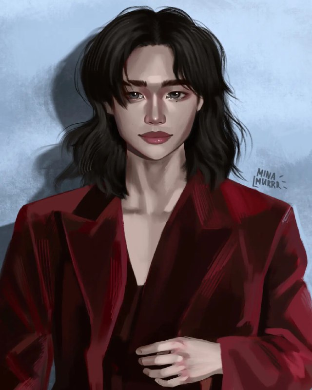 「 [#art](?q=%23art) • [#hyunjin](?q=%23hyunjin) 」≤ ***🦔***