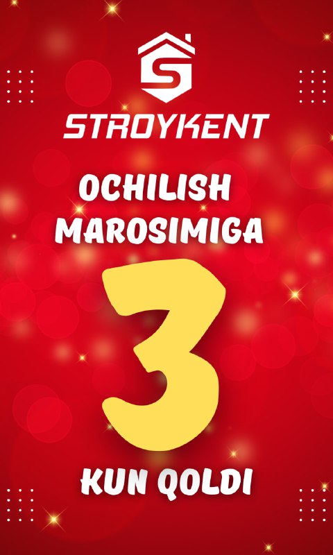 *Ochilish marosimiga 3 kun qoldi !