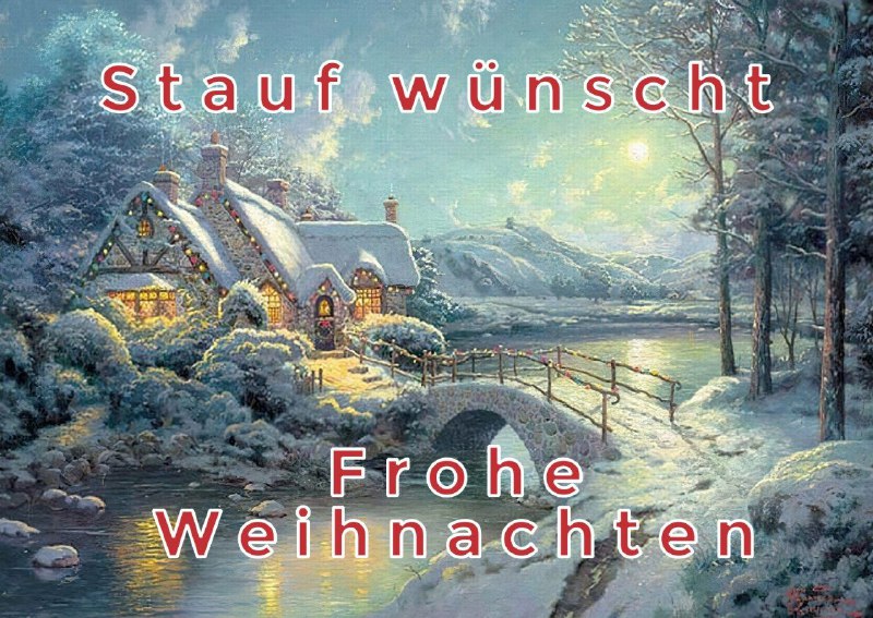 ***🎄******☃️******❄️******🎇*** Staufige Grüße ***🎆******🎁******🌲******🎅🏻***