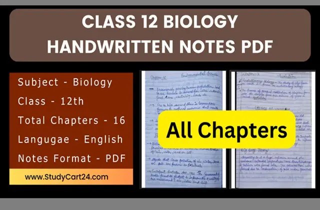 Complete Class 12 Chemistry Notes PDF …