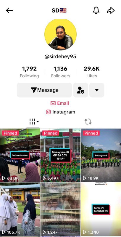 Ni acc TikTok nya, jgn lupa …