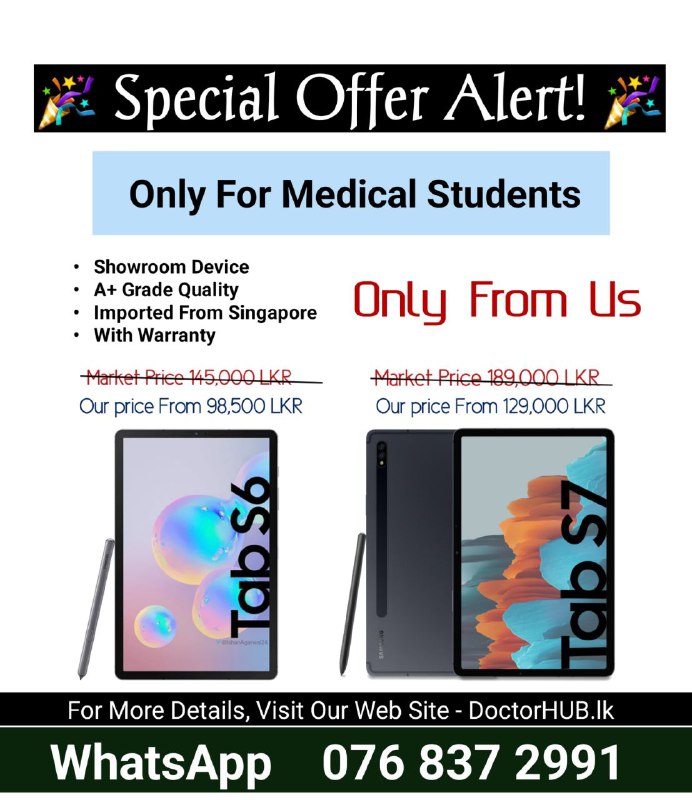 ***✨️***Special Offer for medical students