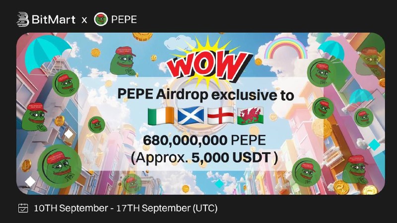 ***?*** BitMart x PEPE Airdrop! ***?***