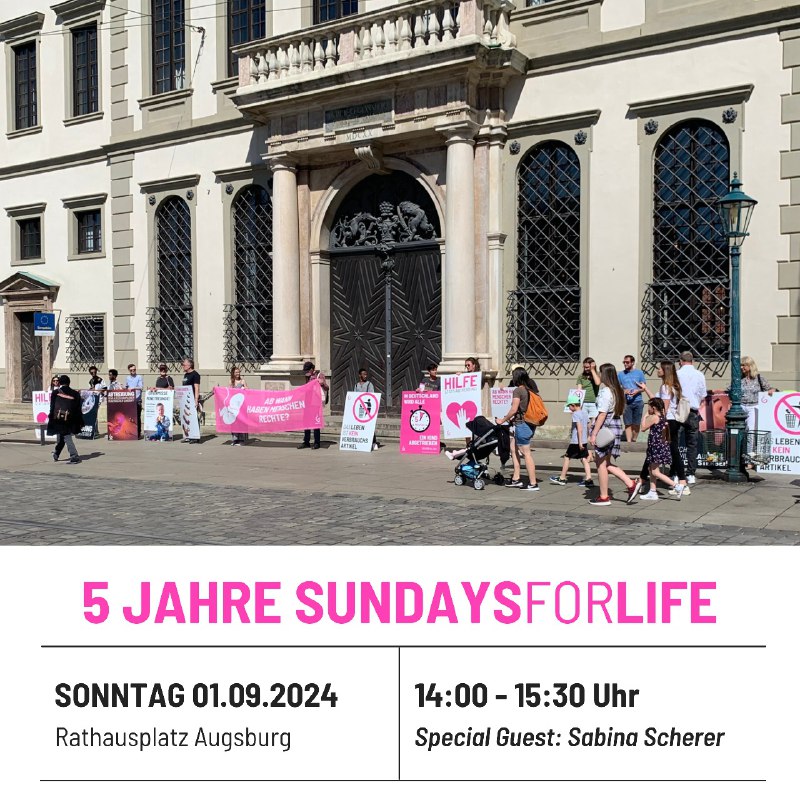 Am 1. September wird sundaysforlife 5 …