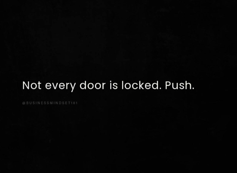 If 99 doors were C**losed**, try …