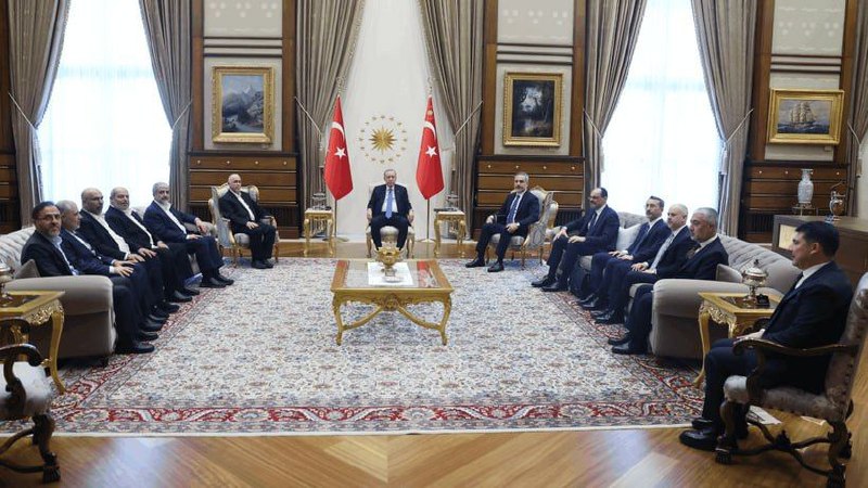 **هیئت حماس با اردوغان دیدار کرد**